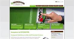 Desktop Screenshot of bergmann-online.com